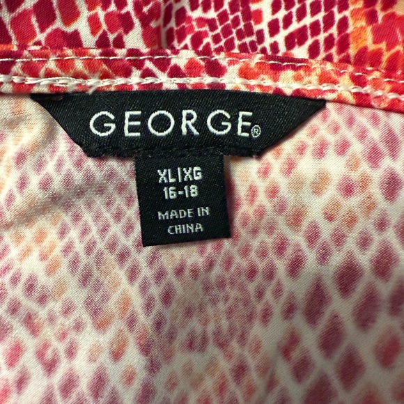 George Women’s sleeveless stretchy faux snake skin midi dress Size XL - Picture 9 of 9